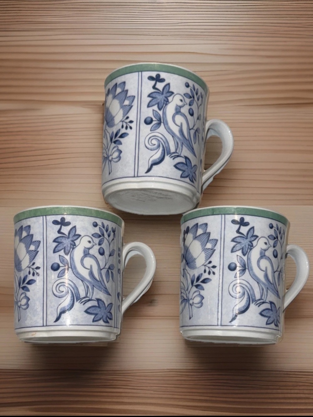 Set of 3 Villeroy & Boch Switch 3 Cordoba Porcelain Mugs